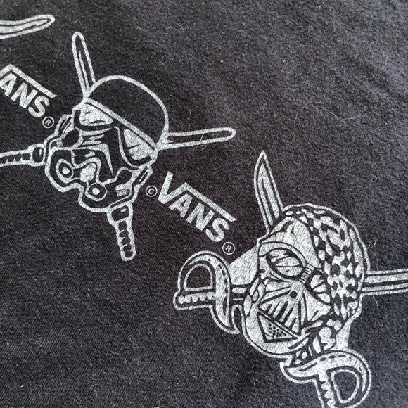 Vans Star Wars Black Graphic Printed T-Shirt Men’s Size L Short Sleeves Casual - Picture 10 of 16